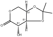 3,4-O-Isopropylidene-D-arabinonic acid δ-lactone Struktur