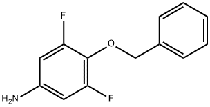 Benzenamine, 3,5-difluoro-4-(phenylmethoxy)- Struktur