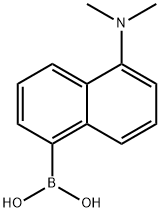 [5-(dimethylamino)naphthalen-1-yl]boronic acid Struktur