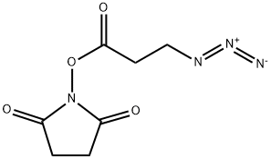 3-Azidopropanoic acid NHS ester Struktur