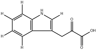 Indole-3-pyruvic Acid-d5 Struktur