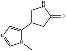 4-(1-methyl-1H-imidazol-5-yl)pyrrolidin-2-one Struktur