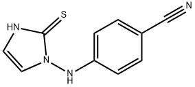 4-[(2-sulfanyl-1H-imidazol-1-yl)amino]benzonitrile Struktur