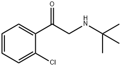 Ethanone, 1-(2-chlorophenyl)-2-[(1,1-dimethylethyl)amino]- Struktur