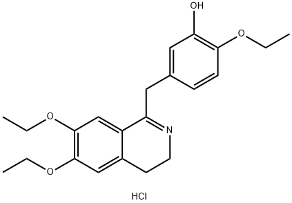 3'-Desethoxy Drotaverine Hydrochloride Struktur