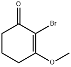 2-Cyclohexen-1-one, 2-bromo-3-methoxy- Struktur