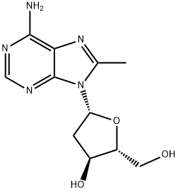 8-Methyl-2'-deoxyadenosine Struktur