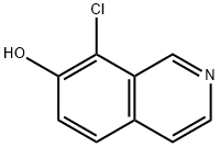 8-chloroisoquinolin-7-ol Struktur