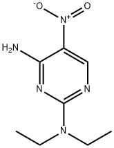 N2,N2-diethyl-5-nitropyrimidine-2,4-diamine Struktur