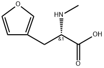 (S)-3-(furan-3-yl)-2-(methylamino)propanoic acid Struktur