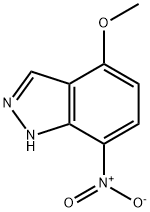 4-methoxy-7-nitro-1H-indazole Struktur