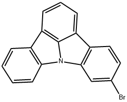 Indolo[3,2,1-jk]carbazole, 6-bromo-, 858507-84-3, 結(jié)構(gòu)式