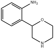 Benzenamine, 2-(2-morpholinyl)- Struktur