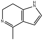 1H-Pyrrolo[3,2-c]pyridine, 6,7-dihydro-4-methyl- Struktur