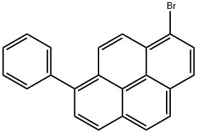 Pyrene, 1-bromo-8-phenyl- Struktur