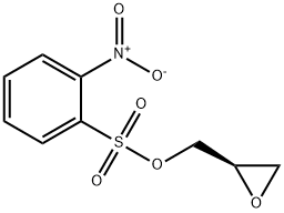 Benzenesulfonic acid, 2-nitro-, (2R)-2-oxiranylmethyl ester Struktur