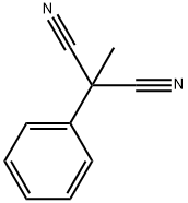 Propanedinitrile, 2-methyl-2-phenyl- Struktur