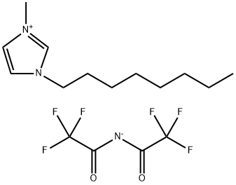 1-Methyl-3-octyl-1H-imidazolium salt with 2,2,2-trifluoro-N-(trifluoroacetyl)acetamide Struktur