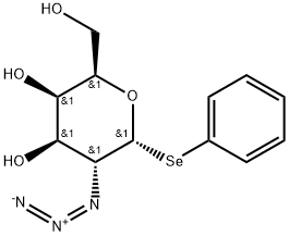 Phenyl 2-azido-2-deoxy-1-seleno-α-D-galactopyranoside Struktur