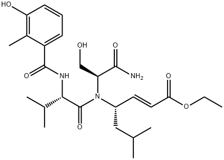 HMB-Val-Ser-Leu-VE Struktur