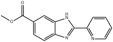 Methyl 2-(Pyridin-2-yl)-1H-benzo[d]imidazole-6-carboxylate Struktur