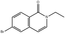 6-Bromo-2-ethylisoquinolin-1(2H)-one Struktur