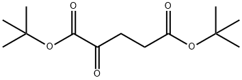 Pentanedioic acid, 2-oxo-, 1,5-bis(1,1-dimethylethyl) ester Struktur