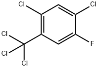 Benzene, 1,5-dichloro-2-fluoro-4-(trichloromethyl)- Struktur