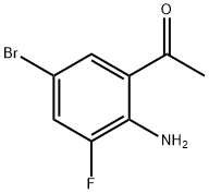 Ethanone, 1-(2-amino-5-bromo-3-fluorophenyl)- Struktur