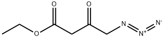 Butanoic acid, 4-azido-3-oxo-, ethyl ester Struktur