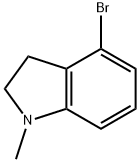 4-bromo-1-methylindoline Struktur