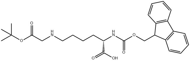 FMOC-LYS (tert-butyl acetate)-OH Struktur