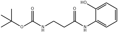 Carbamic acid, [3-[(2-hydroxyphenyl)amino]-3-oxopropyl]-, 1,1-dimethylethyl ester (9CI) Struktur