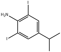 Benzenamine, 2,6-diiodo-4-(1-methylethyl)- Struktur