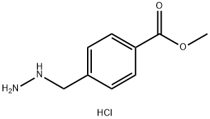 Methyl 4-(hydrazinylmethyl)benzoate hydrochloride Struktur