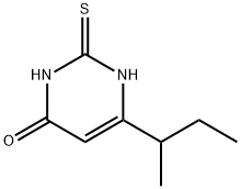 4(1H)-Pyrimidinone, 2,3-dihydro-6-(1-methylpropyl)-2-thioxo- Struktur