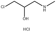 2-Propanol, 1-chloro-3-(methylamino)-, hydrochloride (1:1) Struktur