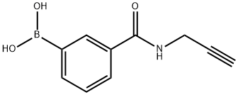 Boronic acid, B-[3-[(2-propyn-1-ylamino)carbonyl]phenyl]- Struktur