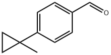 4-(1-methylcyclopropyl)benzaldehyde Struktur