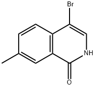 1(2H)-Isoquinolinone, 4-bromo-7-methyl- Struktur