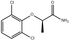 (2R)-2-(2,6-Dichlorophenoxy)propanamide Struktur