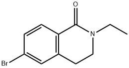 6-Bromo-2-ethyl-3,4-dihydroisoquinolin-1(2H)-one Struktur