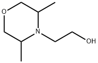 4-Morpholineethanol, 3,5-dimethyl- Struktur