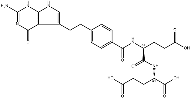 Pemetrexed L-Glutamyl-L-glutamic Acid Struktur