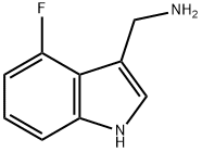 1H-Indole-3-methanamine, 4-fluoro- Struktur