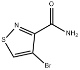 3-Isothiazolecarboxamide, 4-bromo- Struktur