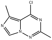 4-chloro-2,5-dimethylimidazo[4,3-f][1,2,4]triazine Struktur