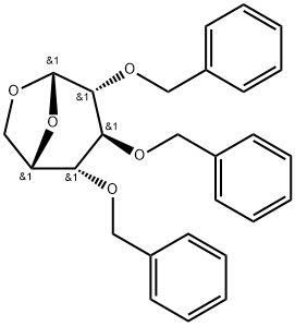 1,6-Anhydro-2,3,4-tri-O-benzyl-β-L-idopyranose Struktur