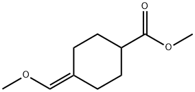 methyl 4-methoxymethylidene-cyclohexane carboxylate Struktur