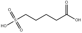 Pentanoic acid, 5-sulfo- Struktur